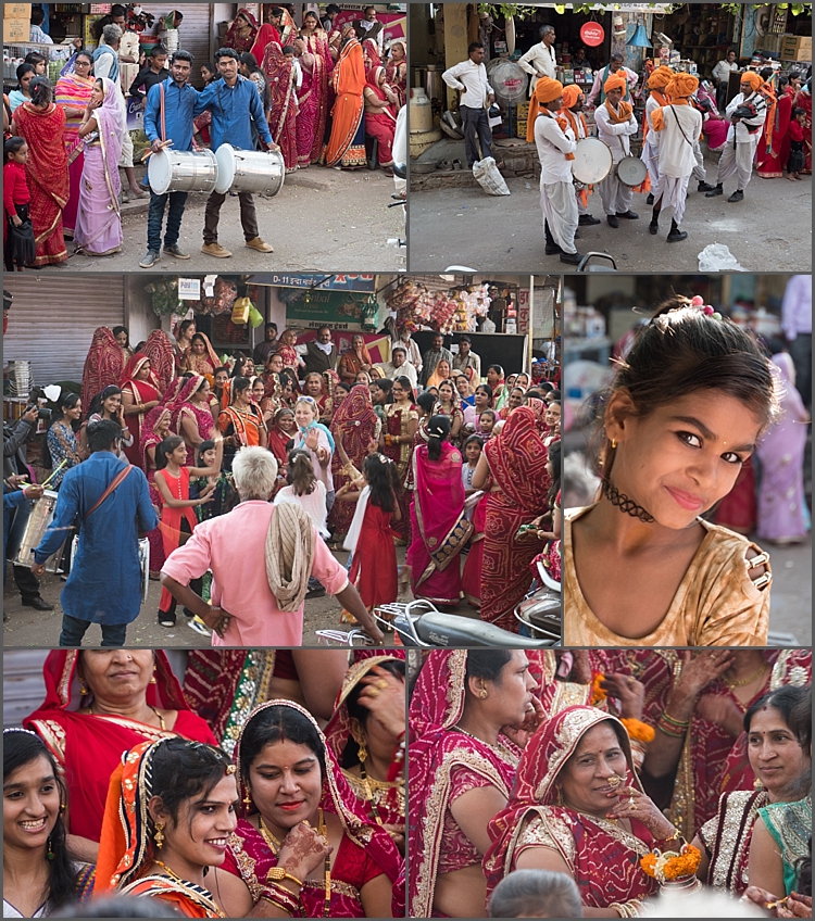 Wedding celebrations in the streets of Bundi