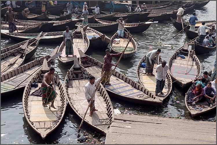 Sadarghat boat station, Dhaka