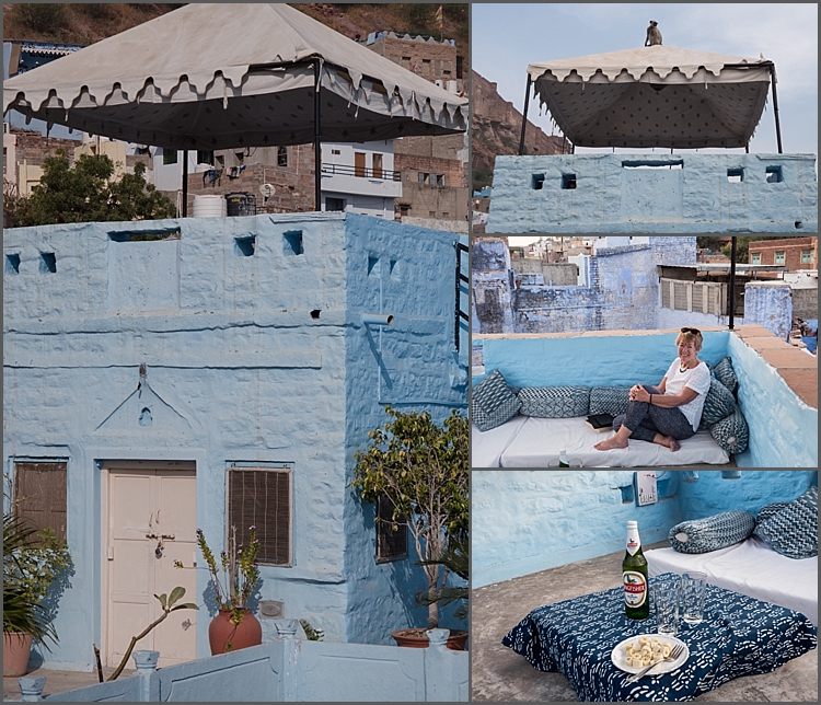 The 'eyrie' and chill out place at Bristow's Haveli in Jodhpur