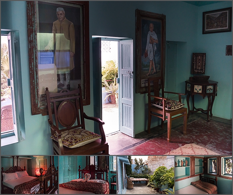 One of the suites at Bristow's Haveli in Jodhpur