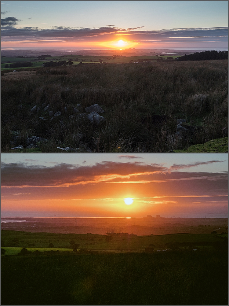 Sunset going towards The Trough of Bowland by Maggie Booth Photography