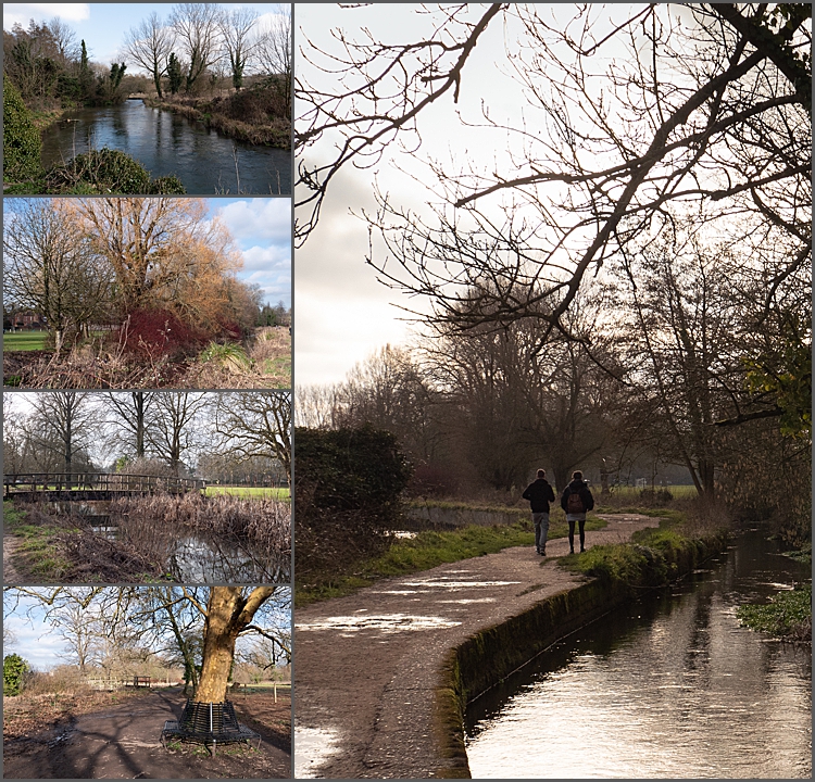 Walk to St Cross, Wilts by the river.