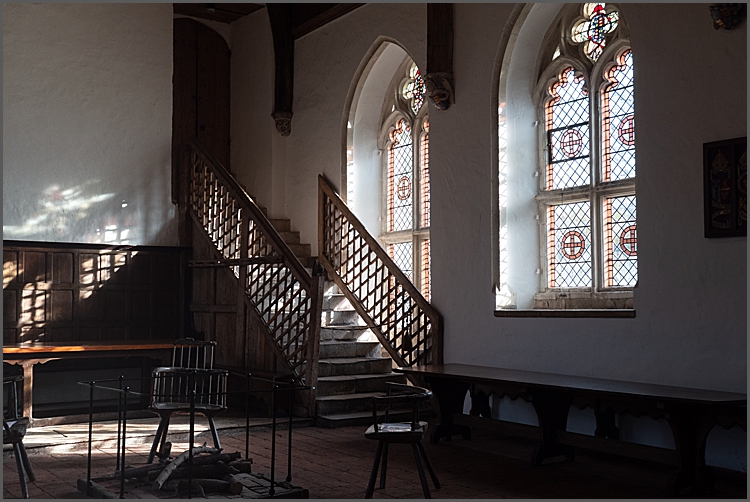 Inside Brethren's Hall St Cross, Winchester