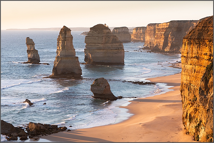 Dusk at The Twelve Apostles, Great Ocean Drive Victoria Australia