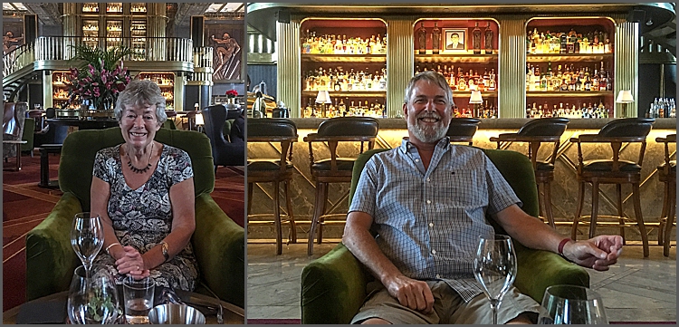 Inside the Atlas Bar in Parkview Square, Singapore.