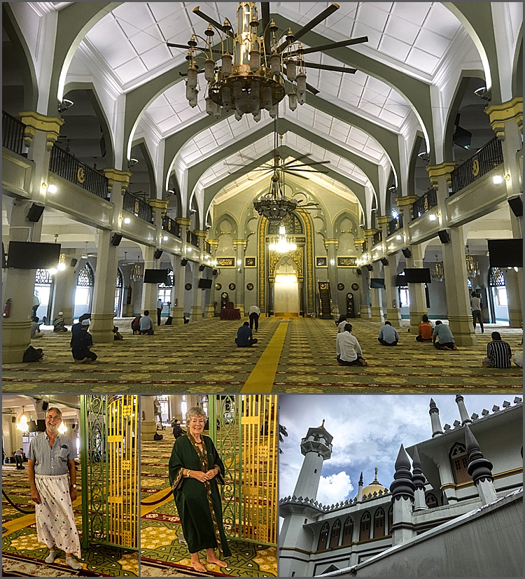 Visiting Masjid Sultan Mosque, Singapore.