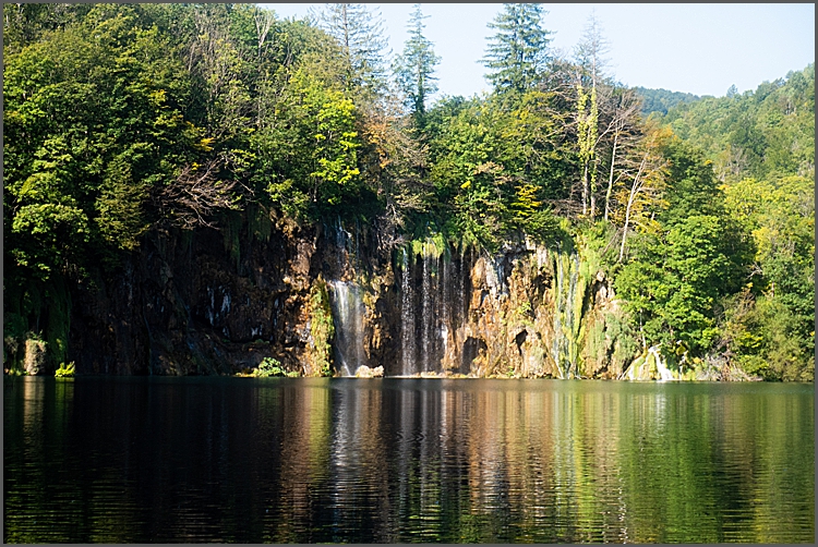 Waterfall at Plitvice lakes, Croatia