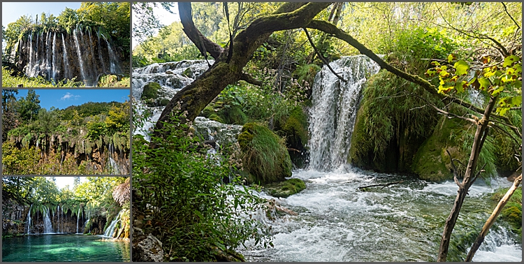 Waterfalls at Plitvice lakes, Croatia